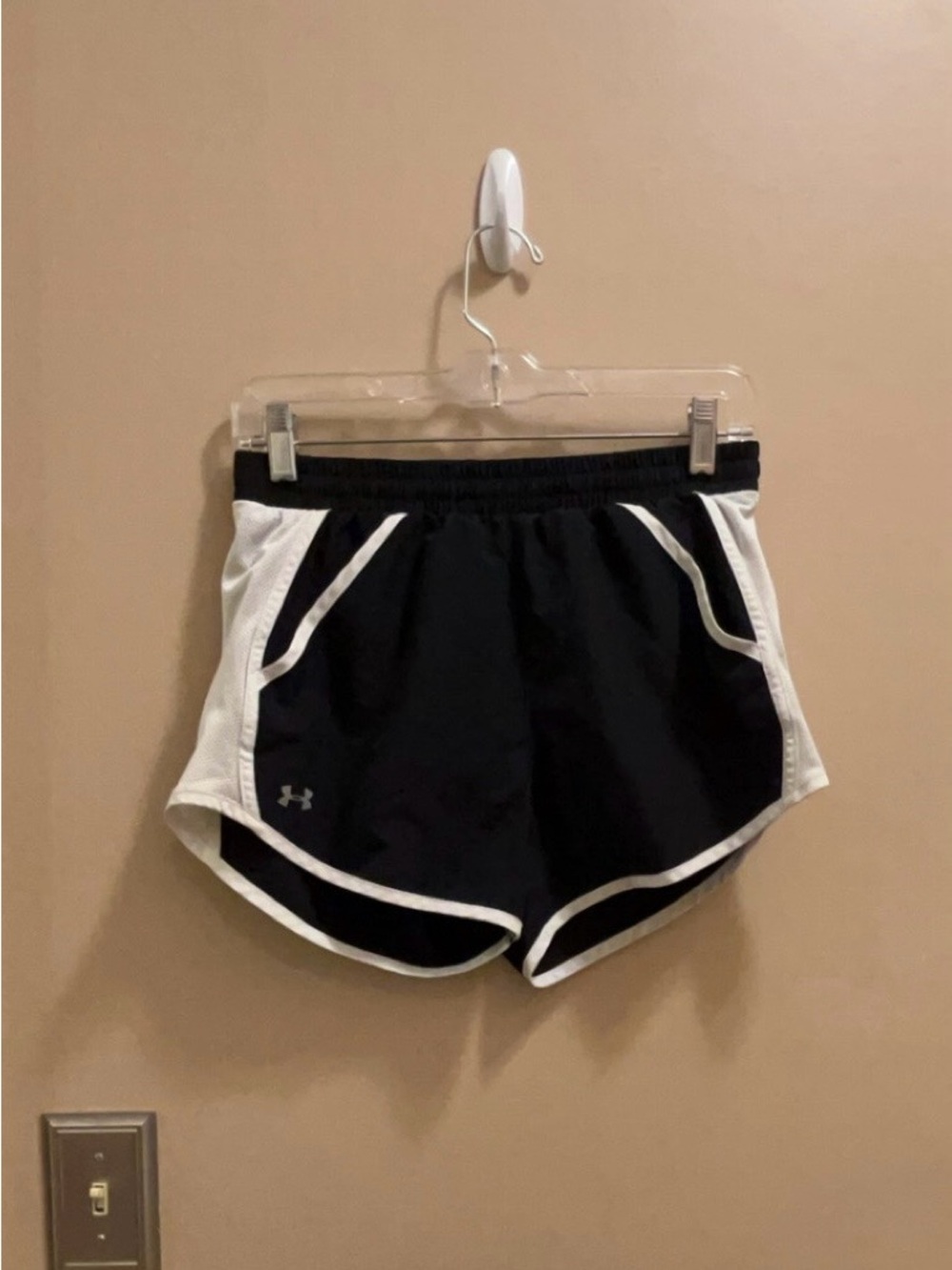 Under Armour Women’s Black Shorts with White Trim